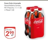 Coca-Cola im Angebot bei GLOBUS in Waren Coca-Cola Angebote bei GLOBUS Waren für 2,99 €
