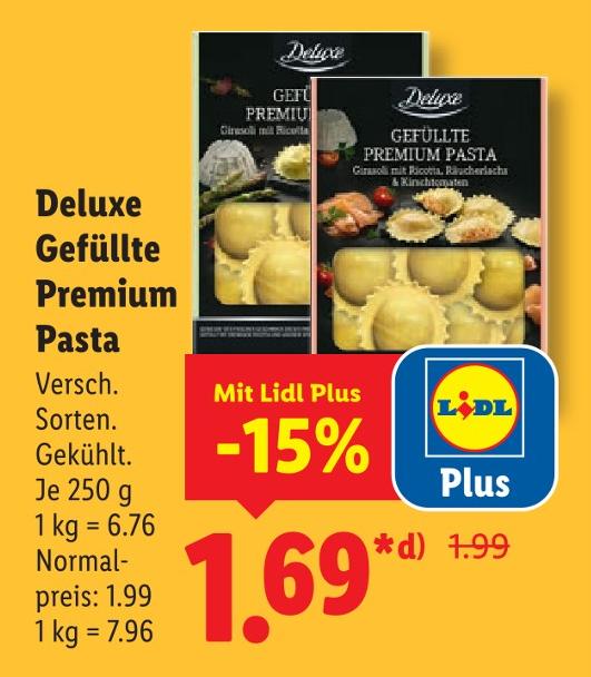 Gefüllte Premium Pasta