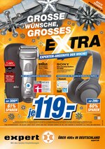 expert Prospekt "Grosse Wünsche, Grosses Extra - Experten-Angebote der Woche!", 12 Seiten, für Neubrandenburg, 04.12.2019 - 10.12.2019 expert Prospekt "Grosse Wünsche, Grosses Extra - Experten-Angebote der Woche!", 12 Seiten, für Neubrandenburg, 04.12.2019 - 10.12.2019