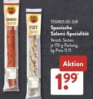 Chorizo im ALDI SÜD Prospekt Chorizo von TESOROS DEL SUR im aktuellen ALDI SÜD Prospekt für 1,99 €