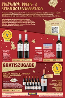 Wein Angebot im aktuellen Metro Prospekt auf Seite 3