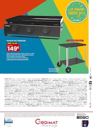 Offre Plancha À Gaz dans le catalogue Gedimat du moment à la page 8