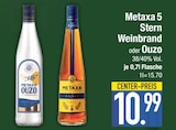 5 Stern Weinbrand von Metaxa für 10,99 € bei EDEKA im Angebot 5 Stern Weinbrand von Metaxa im aktuellen EDEKA Prospekt