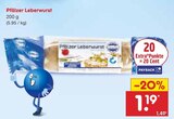 Leberwurst im Angebot bei Netto Marken-Discount in Kiel Leberwurst Angebote von Pfälzer bei Netto Marken-Discount Kiel für 1,19 €