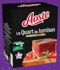 Coffret Quart de Jambon Cru - Aoste en promo chez Intermarché Bordeaux à 19,89 €