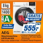 Waschmaschine LR7FL841EX im Angebot bei expert in Würzburg Waschmaschine LR7FL841EX Angebote von AEG bei expert Würzburg für 555,00 €