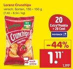Crunchips im Netto Marken-Discount Prospekt Crunchips von Lorenz im aktuellen Netto Marken-Discount Prospekt für 1,11 €