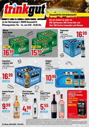 Aktueller Trinkgut Prospekt Trinkgut Prospekt mit 4 Seiten