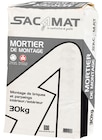 Béton ou Mortier - SACAMAT à 4,90 € dans le catalogue Weldom