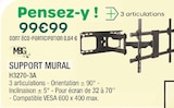 Support mural - MBG - Extra à Haguenau Support mural - MBG en promo chez Extra Haguenau à 99,99 €
