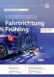 Volkswagen Prospekt für Heinsdorfergrund mit 1 Seite Volkswagen Prospekt für Heinsdorfergrund: Fahrtrichtung Frühling, 1 Seite, 01.03.2023 - 31.05.2023