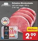 Schweine-Minutensteaks Angebote von Gut Ponholz bei Netto Marken-Discount Neumünster für 2,99 €