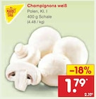 Champignons weiß im Angebot bei Netto Marken-Discount in Hamburg Champignons weiß Angebote von MARKT TAG bei Netto Marken-Discount Hamburg für 1,79 €