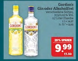 Gin im Angebot bei Marktkauf in Erlangen Gin Angebote von Gordon's bei Marktkauf Erlangen für 9,99 €