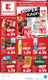 Kaufland Supermarkt Prospekt der aktuellen Woche mit 50 Seiten, gültig von 11.06.2026 bis 17.06.2026, in Wittichenau und Umgebung Aktueller Kaufland Supermarkt Prospekt in Wittichenau und Umgebung, "Hier bin ich richtig" mit 50 Seiten, 11.06.2026 - 17.06.2026
