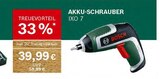 Akku-Schrauber IXO 7 Angebote von Bosch bei Marktkauf Fürth für 39,99 €