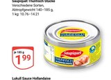 Thunfisch Stücke im Angebot bei GLOBUS in Rodgau Thunfisch Stücke Angebote von Saupiquet bei GLOBUS Rodgau für 1,99 €