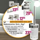 Badaccessoires-Serie „Saga“ von  im aktuellen Hornbach Prospekt für 12,95 €