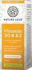 Vitamin D3 & K2 Tropfen von Nature Love für 7,19 € bei Rossmann im Angebot Vitamin D3 & K2 Tropfen von Nature Love im aktuellen Rossmann Prospekt