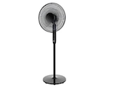 Ventilateur sur pied noir 40 cm en promo chez Brico Dépôt Ventilateur sur pied noir 40 cm dans le catalogue Brico Dépôt