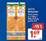 Butterkeks von Biscotto im aktuellen ALDI SÜD Prospekt für 1,69 €