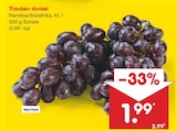 Trauben dunkel Angebote bei Netto Marken-Discount Leverkusen für 1,99 €