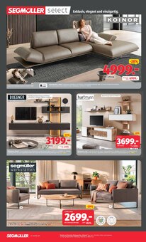 Sofa im aktuellen Segmüller Prospekt (Heidelberg) Sofa im Segmüller Prospekt "Zum Glück gibt’s Segmüller - Segmüller Select" mit 8 Seiten (Heidelberg)