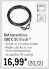 Kettenschloss 280 C 90 Black Angebote bei METRO Mühlhausen für 20,22 €