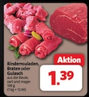 Rinderrouladen bei Markant Nordwest im Apen Prospekt für 1,39 €