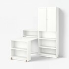 Bücherregalkombination + Klapptisch weiß von BILLY / OXBERG im aktuellen IKEA Prospekt für 248,99 €