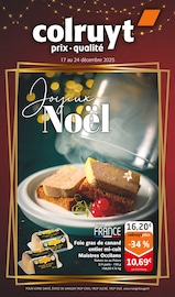 Prospectus Supermarchés Colruyt en cours à Bassens et alentours, "Joyeux Noël", 16 pages, 17/12/2025 - 24/12/2025 Catalogue Supermarchés Colruyt en cours à Bassens et alentours, "Joyeux Noël", 16 pages, 17/12/2025 - 24/12/2025
