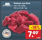Gulasch vom Rind im Angebot bei Netto Marken-Discount in Tübingen Gulasch vom Rind Angebote von Gut Ponholz bei Netto Marken-Discount Tübingen für 7,49 €