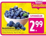 Heidelbeeren im EDEKA Prospekt Heidelbeeren von im aktuellen EDEKA Prospekt für 2,99 €