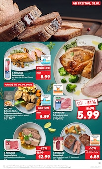 Schweinefilet im Kaufland Prospekt "KNÜLLER" mit 61 Seiten (Bergisch Gladbach)