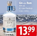 Gin im Angebot bei famila Nordost in Neumünster Gin Angebote von Kyle's Club bei famila Nordost Neumünster für 13,99 €