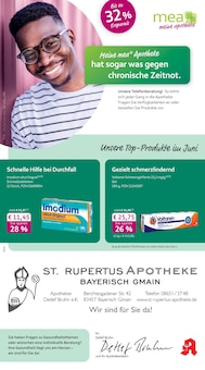 Aktueller mea - meine apotheke Prospekt (Bayerisch Gmain, 4 Seiten zum blättern mea - meine apotheke Prospekt Unsere Juni-Angebote mit 4 Seiten