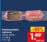 Schinkenzwiebel-mettwurst Angebote bei Netto Marken-Discount Baden-Baden für 1,49 €