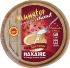 Munster AOP à Partager Chaud - FROMAGERIE HAXAIRE dans le catalogue Intermarché Super