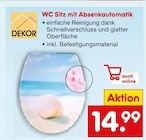 WC Sitz mit Absenkautomatik im Angebot bei Netto Marken-Discount in Tübingen WC Sitz mit Absenkautomatik Angebote von DEKOR bei Netto Marken-Discount Tübingen für 14,99 €