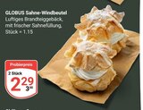 GLOBUS - Sahne-Windbeutel Angebot im Prospekt Sahne-Windbeutel bei GLOBUS im Prospekt "" für 2,29 €