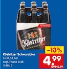 Schwarzbier im Angebot bei Netto Marken-Discount in Karlsbad Schwarzbier Angebote von Köstritzer bei Netto Marken-Discount Karlsbad für 4,99 €