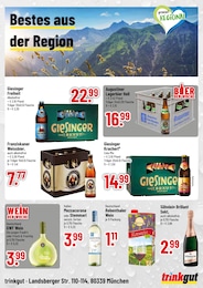 Trinkgut Augustiner im Prospekt Trinkgut Augustiner im Prospekt