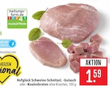 Schweine-Schnitzel im Angebot bei Marktkauf in Aalen Schweine-Schnitzel Angebote von Hofglück bei Marktkauf Aalen für 1,59 €
