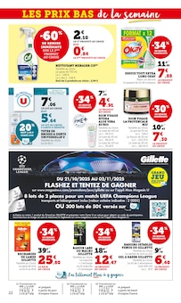 Promotion Ménagère dans le prospectus Hyper U, valable du 21/10/2025 au 02/11/2025 Promo Ménagère dans le catalogue Hyper U du moment à la page 22