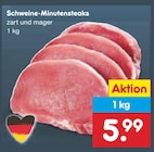 Schweine-Minutensteaks für 5,99 € bei Netto Marken-Discount im Angebot Schweine-Minutensteaks im aktuellen Netto Marken-Discount Prospekt