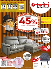 Aktueller Opti-Wohnwelt Prospekt mit Stuhl, "Möbel und Küchen Spartage", Seite 1
