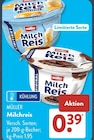 Müller im ALDI SÜD Prospekt Milchreis von Müller im aktuellen ALDI SÜD Prospekt für 0,39 €