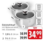 E center Gerlingen - Edelstahltopf 2,8 L Ø: 24 cm Angebot im Prospekt Edelstahltopf 2,8 L Ø: 24 cm bei E center im Gerlingen Prospekt für 34,99 €