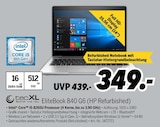 MEDIMAX Bad Camberg - EliteBook 840 G6 (HP Refurbished) Angebot im Prospekt EliteBook 840 G6 (HP Refurbished) bei MEDIMAX im Bad Camberg Prospekt für 349,00 €