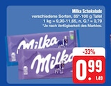 Schokolade Angebote von Milka bei E center Coburg für 0,99 €